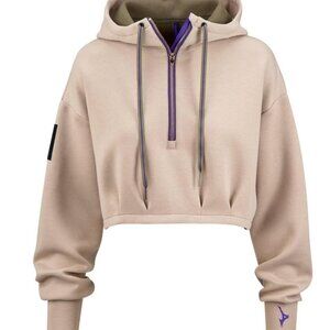 NEW Sz Large L  womens Mizuno Ronda Rousey khaki pullover reputation hoodie